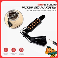 TaffSTUDIO Acoustic Guitar Pickup With Tone Volume Control - P-011