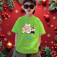 Crybaby & Merry Christmas Children's Tshirt 05 Soft Cotton There Are 8 Colors Clothing 100-150