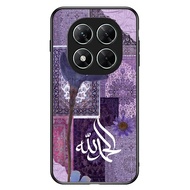 Phone Case poco X7 X6 X5 X3 PRO GT 4G 5G TPU Rubber Softcase Purple Rug Collage Alhamdulillah