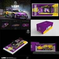 Time Micro 1/64 LB-Super Silhouette LBWK Nissan Silvia S15 Chrome Purple