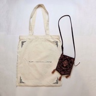 Professor.E AW22 E Embroidered Drawstring Bag &amp; Big Tote Bag 流蘇側背包&amp;大托特包