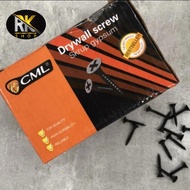 Sekrup Gypsum Skrup Gipsum Baut Hitam Camel Plafon Baja Ringan 1 Dus