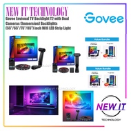 Govee Envisual TV Backlight T2 with Dual Cameras (Immersion) Backlights (55”/65”/75”/85”) inch Wifi 