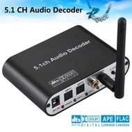 5.1Ch Audio Decoder Bluetooth 5.0 Reciever Draadloze Audio