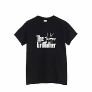 The Grillfather T-Shirt Fathers Day Dad Bbq Gift