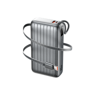 REMAX T202ALP 20000mAh 行動電源 45W PD 快速充電 內建 70 公分可伸縮 Type-C 線 隨身充電器