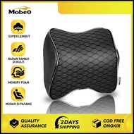 Mobeo Car Pillow Memory Foam Soft Synthetic Leather
