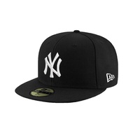 NEW ERA 59FIFTY 5950 MLB Yankees NY Black Basic Large Size Full Cap Baseball ⫷ ScrewCap ⫸