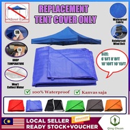 【L】10x10 10x15 Canvas only market folding tent canopy