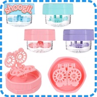 SHOOGEL Glasses Lenses Box Portable Eyewear Accessories Travel Glasses Lenses Container