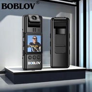 BOBLOV 180° Rotate Body Camera 1080P 2200mAh Battery A23 Last 9 Hours Recording IR Night Vision 1 ye