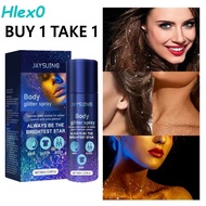 Buy 1 Take 1 Shiny Glitter Spray Body Hair Glitter Spray Glitter Makeup 60ml