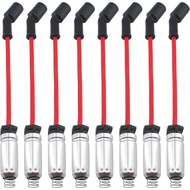 8Pcs High Performance Spark Plug Wires Compatible with Chevrolet Chevy GMC Cadillac Isuzu Express Si