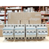 (SIRIM) Hager 3 Pole MCB 3P 20A 32A 40A 63A Miniature Circuit Breaker SIRIM Mcb