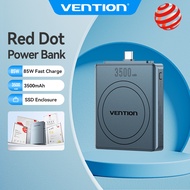 【Red Dot Award】Vention Magnetic PowerBank 3500mAh M.2 NVMe SSD Enclosure 85W PD Fasting Charging  Di