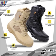 [Restocked] Men Delta Swat High Cut Tactical Military Combat Forces Shoe Boots Kasut Operasi