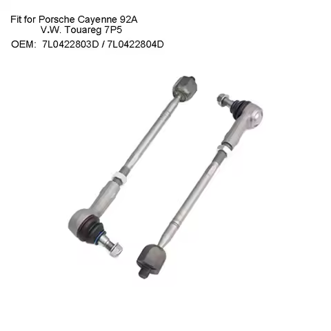 2PCS Front Steering Tie Rod Head Assembly For Porsche Cayenne 955 9PA 958 92A V.W. 7LA 7P5 Audi Q7 4