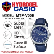 Anti-scratch Casio MTP V006 Hydrogel Watch