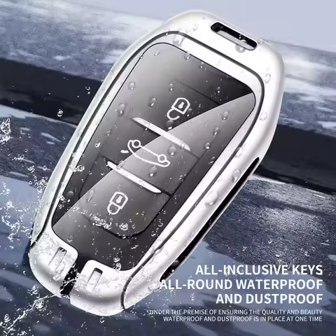 Zinc Alloy Car Key Case Cover Shell for DS DS7 DS5 DS6 DS9 New Energy DS4 Dias Protective Key Chain 