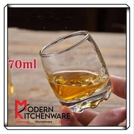 (MKitchenware)70ml Shot Glass Espresso Shot Glass Small Water Glass Glass Sauce Cup Liquor Glass玻璃甜品
