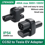 IPENGEN CCS2 To Tesla AC+DC EV Charger Adapter 250A CCS2 Combo for Tesla Convertor for Car Charger C