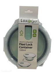 樂力高 - 矽膠摺疊保鮮盒 - 圓形 1000ml