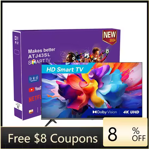 XMSJ Smart Tv 55 Inches Television 4k 32 40 43 50 65 Inch LED Tv With Android Webos Whales System Wi