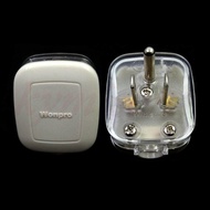 Wonpro US American 3-Pin DIY Rewireable Power Plug 10A 250V White