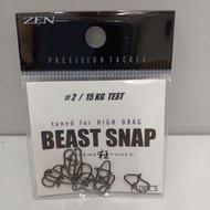 Snap ZEN Beast Snap #0/1/2 stainless steel fishing snap