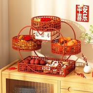 Amazing Price Fruit Plate Living Room Coffee Table Household Festive Fruit Plate Multi-Layer Fruit S