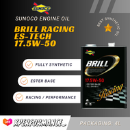 Sunoco Brill 17.5W50 Ester Base Full Synthetic Performance Racing Engine Oil 4L