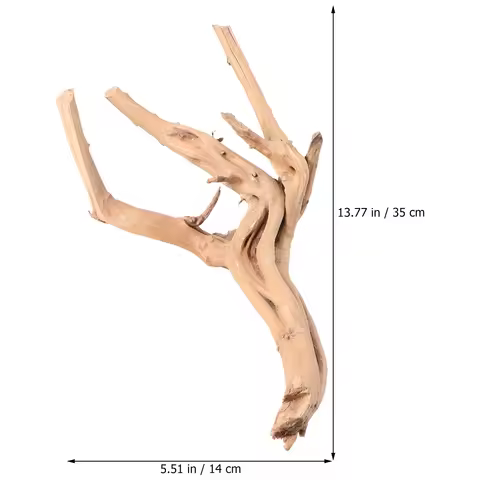 30-35Cm Natural Driftwood Branch For Fish Tank Unique Non-Toxic Aquarium Ornament Driftwood For Fres