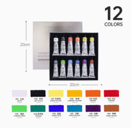 ชุดสีน้ำทึบแสง Paul Rubens 12/24/36 15Ml แสดงโฆษณาสีน้ำที่แข็งแกร่งศิลปินสีย้อมอุปกรณ์วาดรูปศิลปะกล่