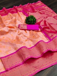 [Stock Clearance] 1 Minute Ready To Wear / Normal Soft Lichi Silk Saree