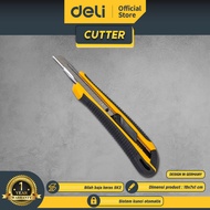 Deli Cutter dengan pisau baja SK2 sistem kunci otomatis perkakas E2039