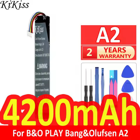 4200mAh KiKiss Powerful Battery For Bang&Olufsen For BeoPlay A2 Active BeoLit 15 17 Speaker