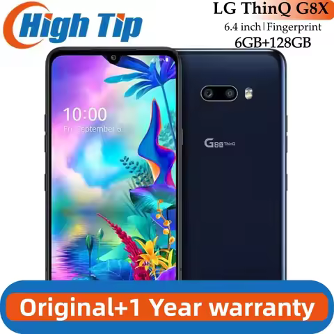 Original Unlocked LG G8X ThinQ 4G LTE Mobile Phone 6.4'' G850UM Android SmartPhone 6GB 128GB Camera 