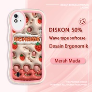 Jasouwe Realme 2 Pro Narzo 20 30 30A 20A 50 Pro 50i 50A Prime Q5 Phone Case Flower and strawberry 3D