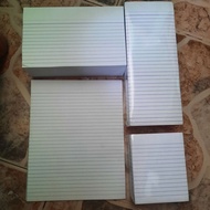 Writing Pad - 1/4 - 1/2 LENGTH WISE - 1/2 CROSS WISE - 1 WHOLE QUIZ PAD - PAD PAPER - INTERMEDIATE P