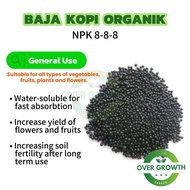 CN BAJA KOPI Organik (NPK: 8-8-8) - Untuk gardening fertilizer pokok bunga dan tanah subur
