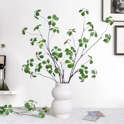 43IN Artificial Pandanus Leaf Greenery Chinese Decor Hotel Airbnb Photography Prop Window Display