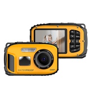 1080P Waterproof Digital Camera 48MP Digital Video Camera 2.4 Inch IPS Screen IP68 5M Body Waterproo