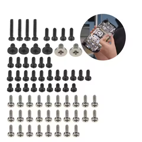 Steam Deck Screws Complete Set, Steam Deck Game Console Rear Cover Screws, Command Repair Kit, Game