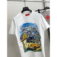 DSQUARED2 Coconut Tree Men's T-Shirt Type 1 Super Nice - ICON DSQ T-Shirt Hot Summer 2025