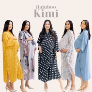 Bajuboo Kimi - Dress Kimono Pregnant &amp; Pregnant Friendly Rayon Sleeve 7/8