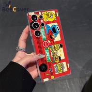 School Bus Sesame Street Clear Casing for TECNO Infinix HOT NOTE 10 30 20S 11S 12 30I 12I 11 20 20I 