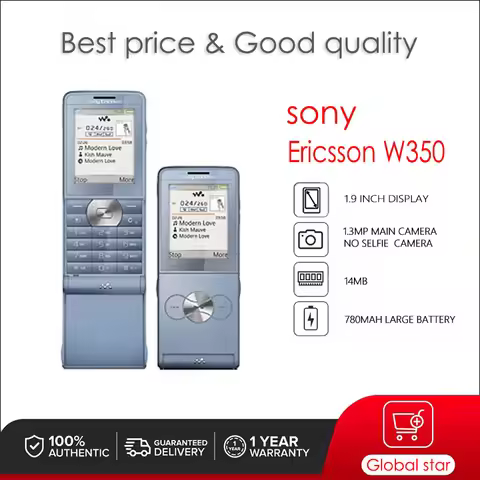 Sony Ericsson W350 Refurbished-Original 1.9inches 1.3 MP W350i W350c W350a Mobile Phone Cellphone Hi