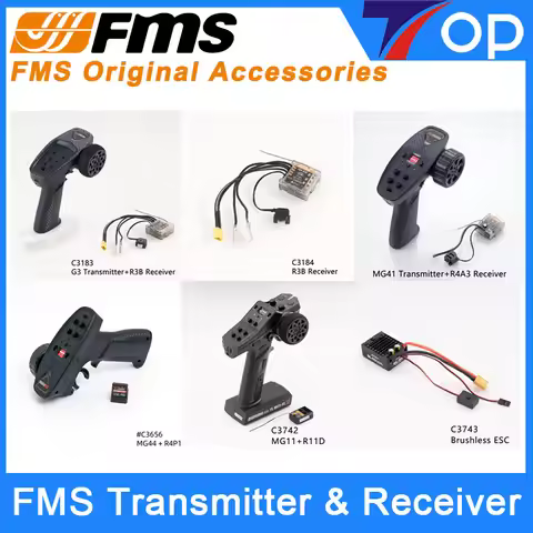 FMS Original Accessories Parts Transmitter Receiver LC80 Camel Trophy FJ40 FCX24 FCX18 FCX10 Upgrade