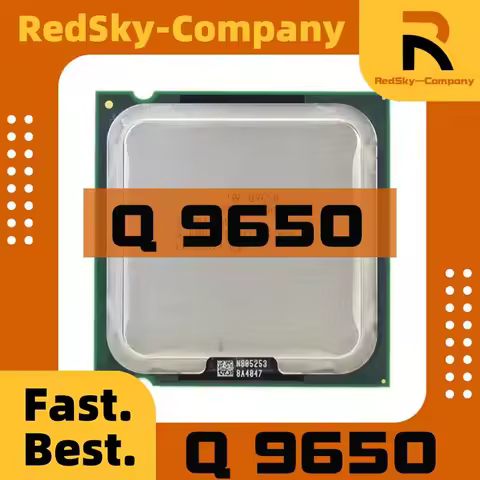 Used Core 2 Quad Q9650 SLB8W 3.0GHz 12MB 1333MHz LGA 775 cpu Test perfect