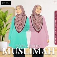 QAYRAA Jersi Muslimah Microfiber Quick Dry / Size: S-7XL (P9)